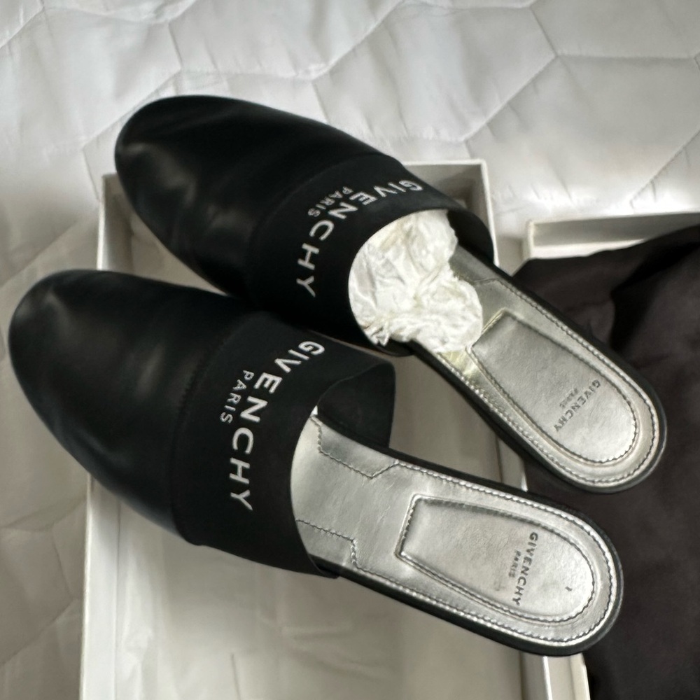 Givenchy Bedford Flat Mules Size Sz 9/39